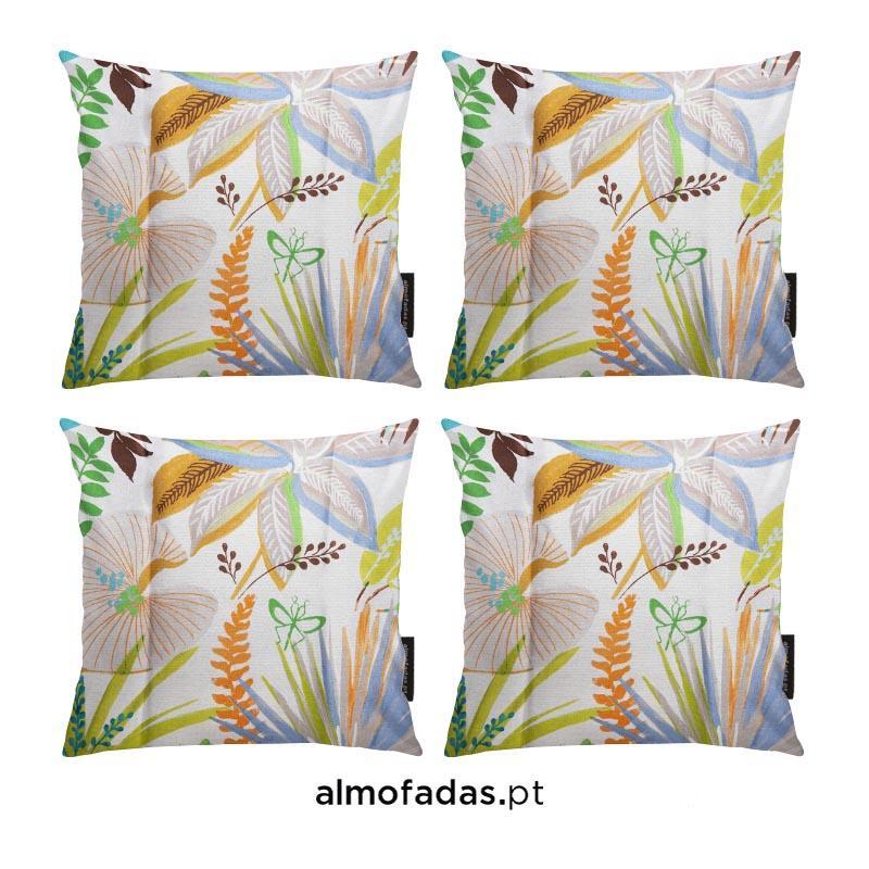 LOT 4X COUSSINS TEJA